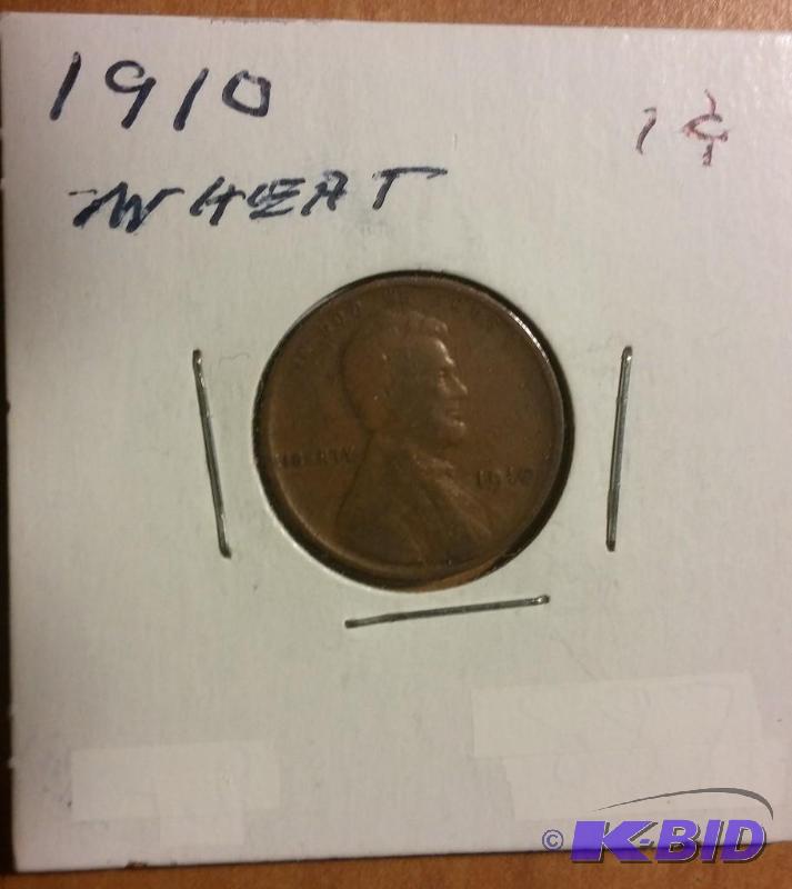 1910 WHEAT CENT...