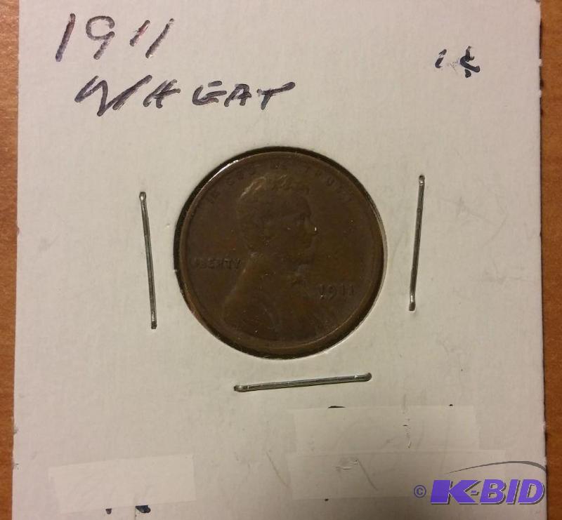 1911 WHEAT CENT...