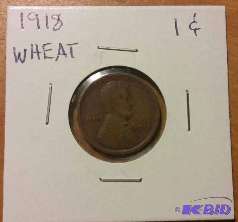 1918 WHEAT CENT...