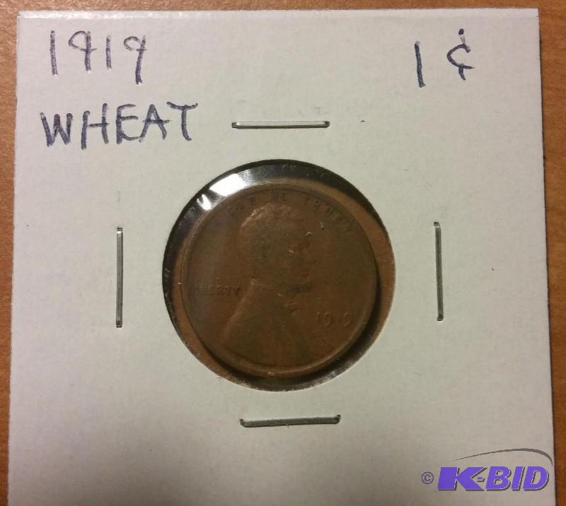 1919 WHEAT CENT...