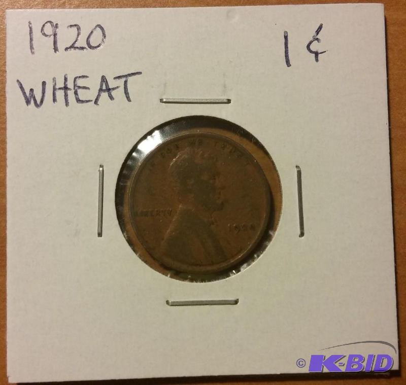 1920 WHEAT CENT...