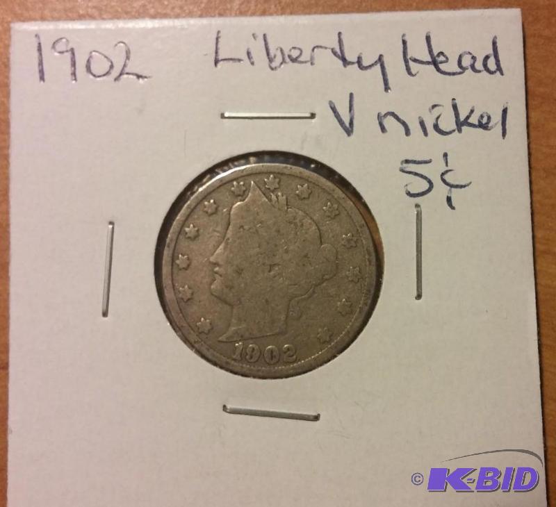 1903 LIBERTY HEAD V NICKEL...