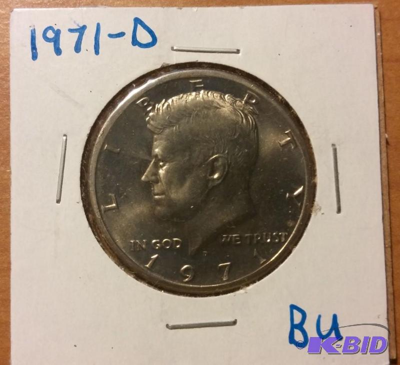 1971-D KENNEDY HALF DOLLAR...