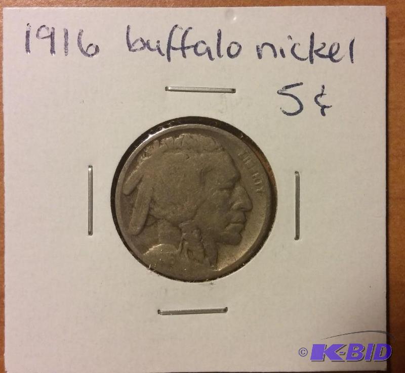 1916 BUFFALO NICKEL...