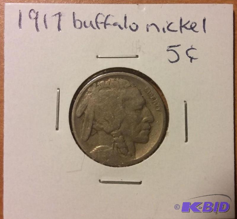1917 BUFFALO NICKEL...