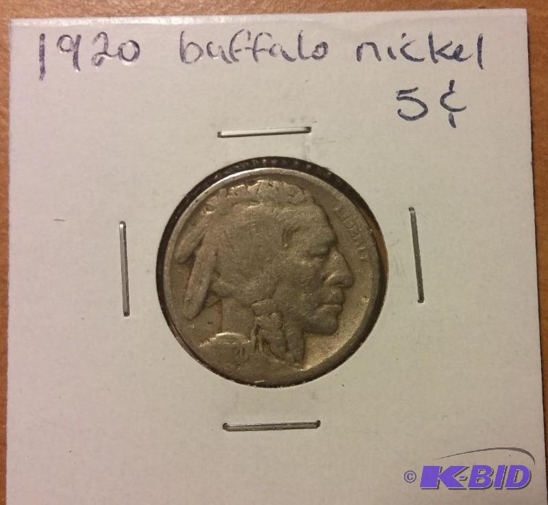 1920 BUFFALO NICKEL...