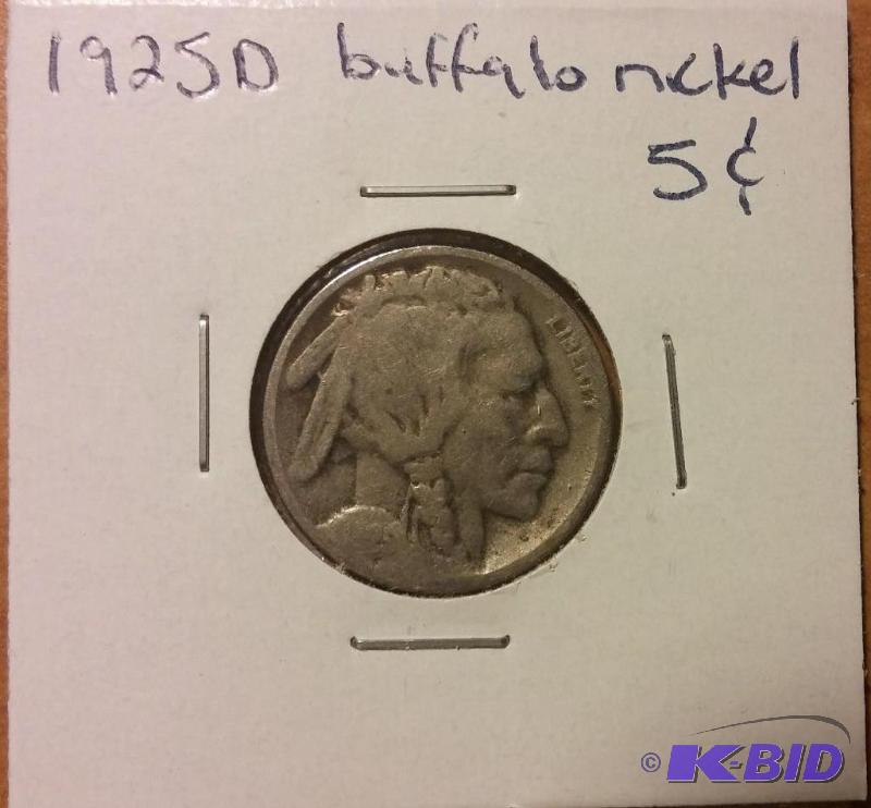 1925-D BUFFALO NICKEL...
