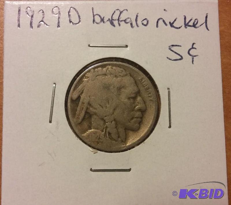 1929-D BUFFALO NICKEL...
