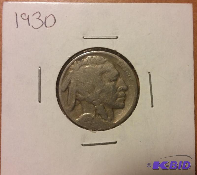 1930 BUFFALO NICKEL...