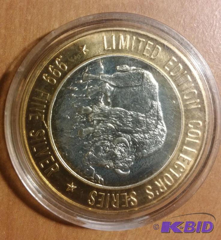 1995 GRAND CASINO COLLECTORS SERIES SILVER CO...