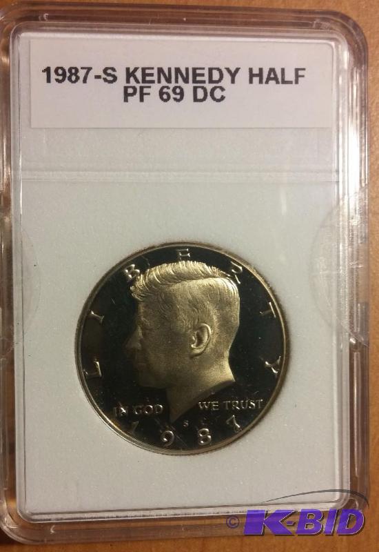 1987 S KENNEDY HALF DOLLAR PROOF...