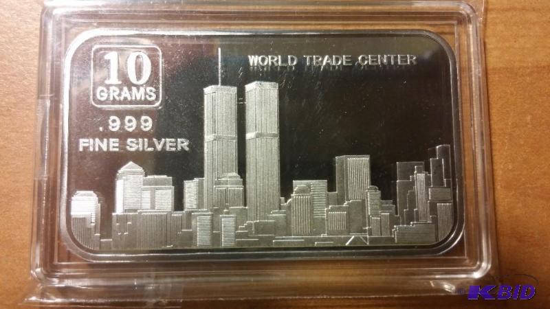 10 GRAM BAR OF SILVER .999 PURE SILVER...