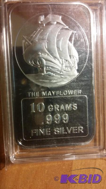 10 GRAM BAR OF SILVER .999 PURE SILVER...