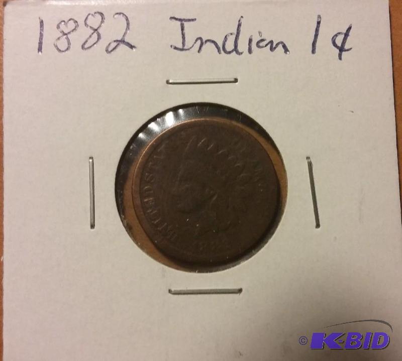 1882 INDIAN HEAD ONE CENT...