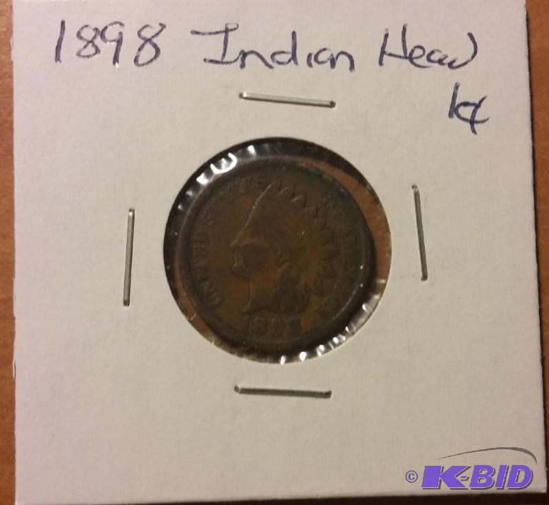 1898 INDIAN HEAD ONE CENT...