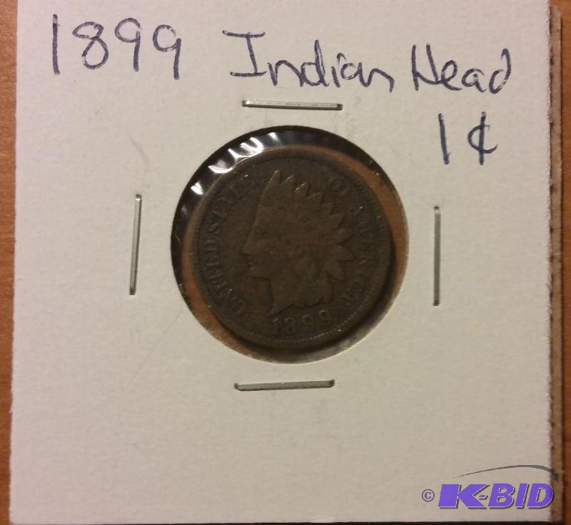 1899 INDIAN HEAD ONE CENT...