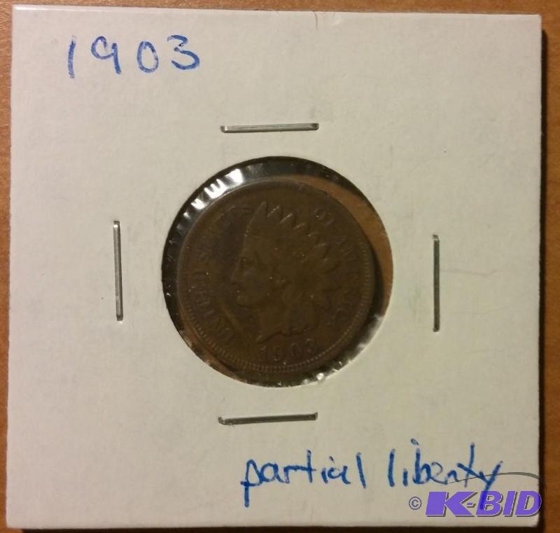 1903 INDIAN HEAD ONE CENT...