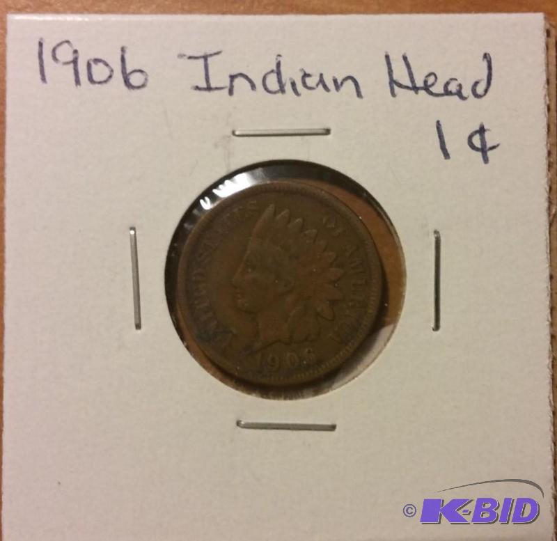 1906 INDIAN HEAD ONE CENT...
