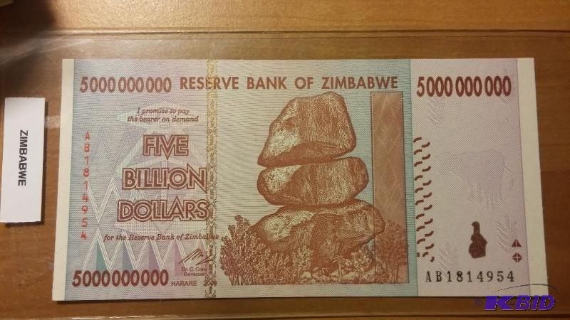 ZIMBABWE FOREIGN NOTE UNCIRCULATED...
