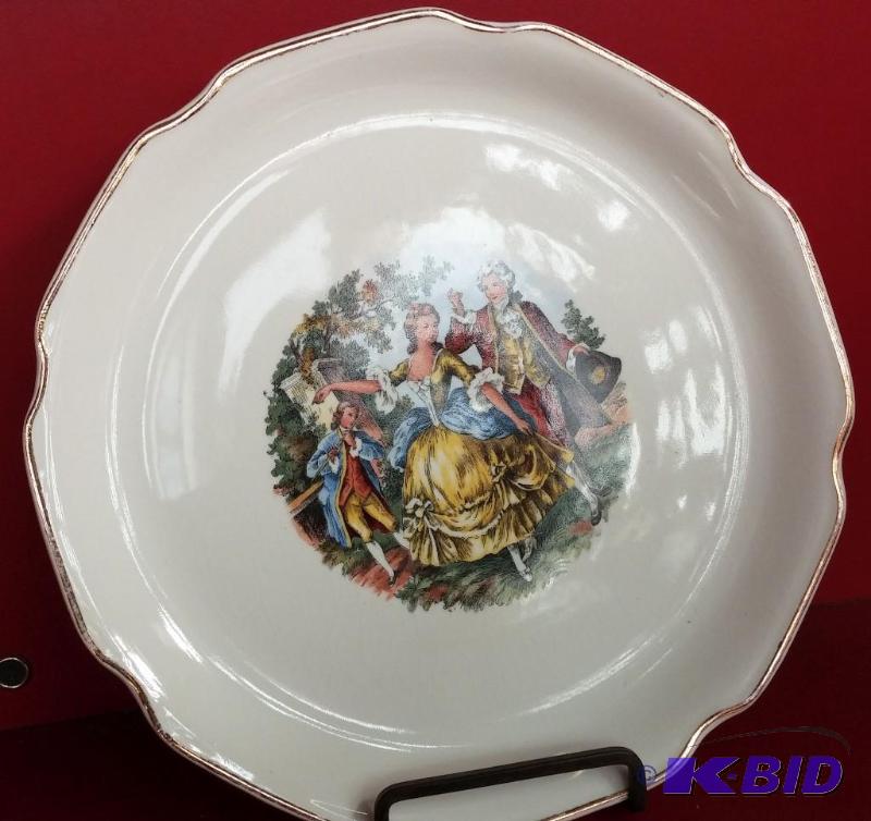 lot 49 image: Vintage Ceramic Plate As Shown-great shape...