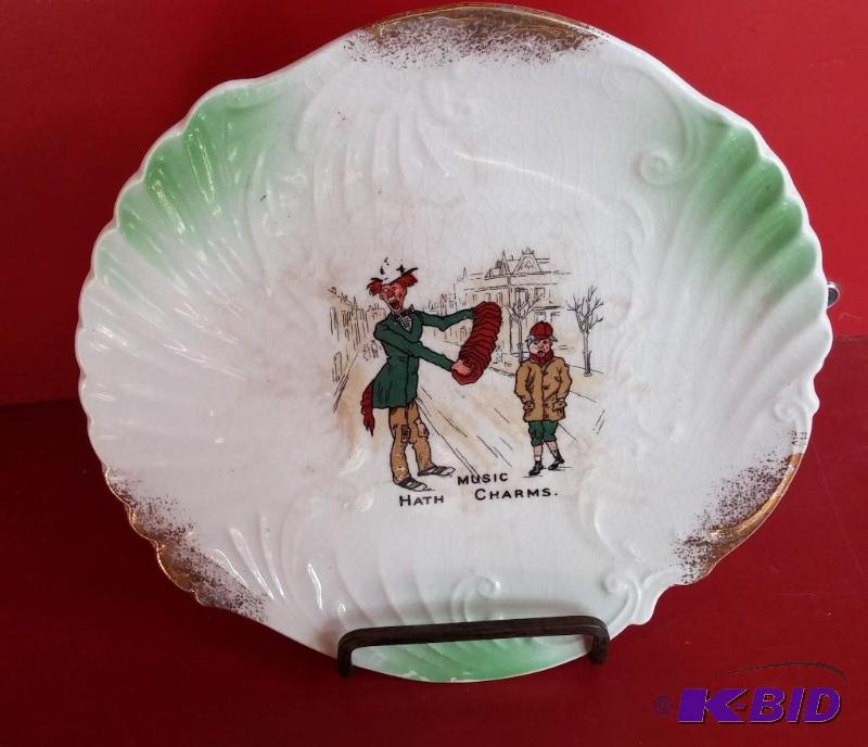 lot 64 image: Vintage Ceramic Plate As Shown-great shape...