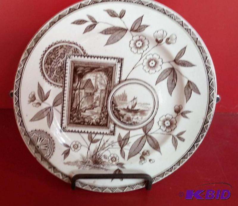 lot 66 image: Vintage Ceramic Plate As Shown-great shape...