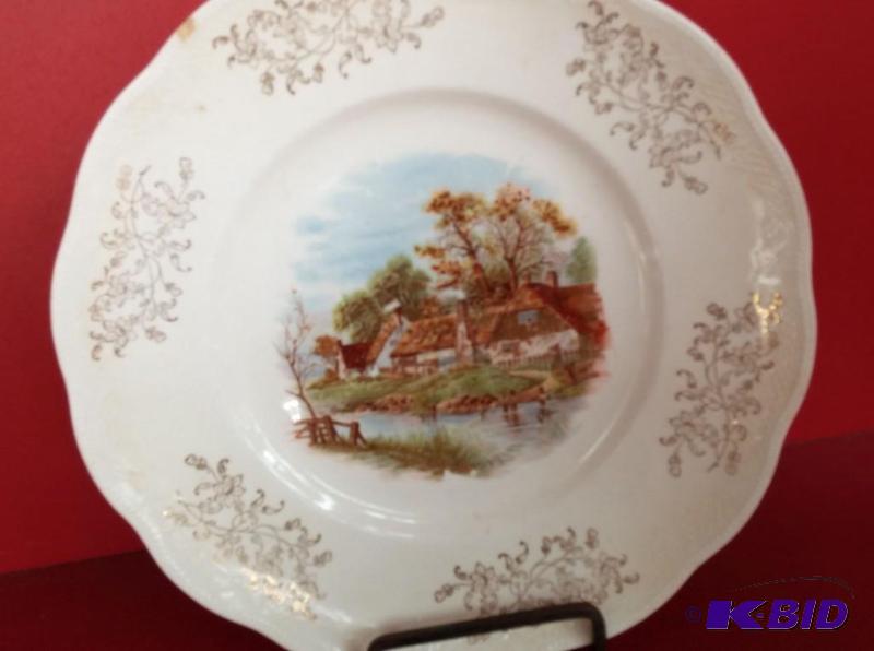 lot 67 image: Vintage Ceramic Plate As Shown-great shape...