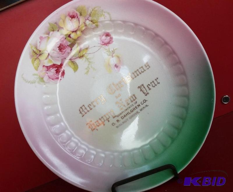 lot 74 image: Vintage Ceramic Plate As Shown-great shape...