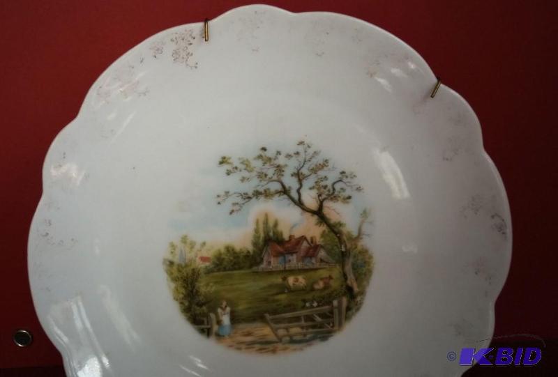 lot 82 image: Vintage Ceramic Plate As Shown-great shape...
