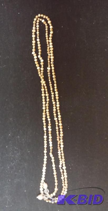Long Vintage Beaded Necklace...