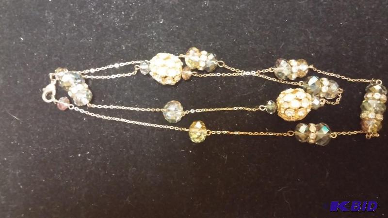 Necklace with hand done beading...