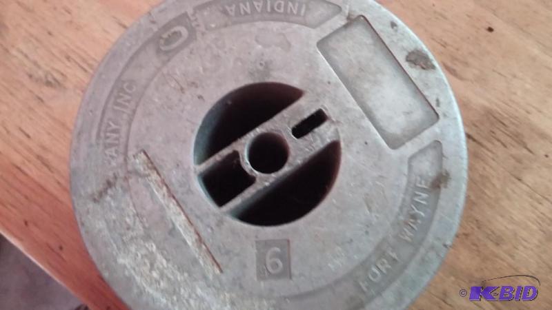 lot 13 image: Spool of wire from Indiana Fort Meyers Metal...