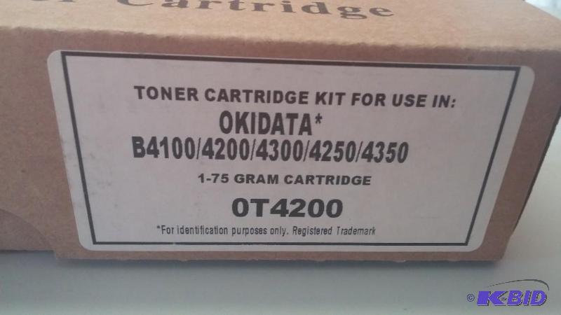 Okidata B4300 Toner Black Cartridge-retail fo...