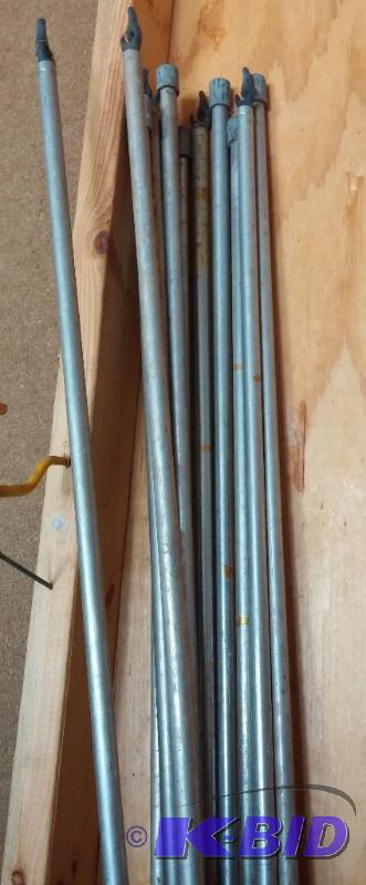 Large Lot of Vitage Tent poles 7 feet long...