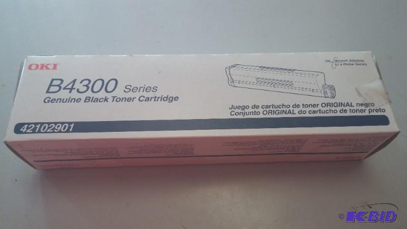 Okidata B4300 Toner Black Cartridge-retail fo...