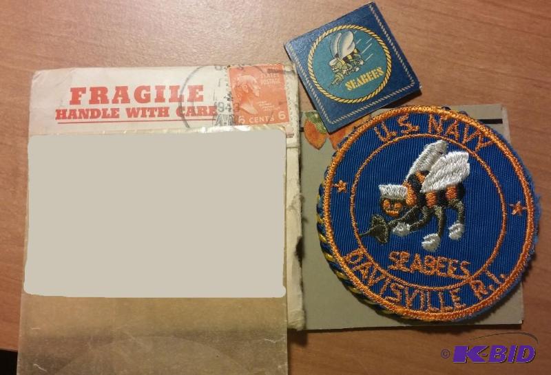 Vintage SeaBees US NAVEL Patch--1943...