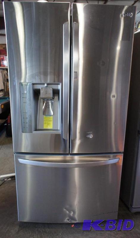 lot 1 image: New LG Refrigerator (LFX31945ST) LG 30.5-cu. ...