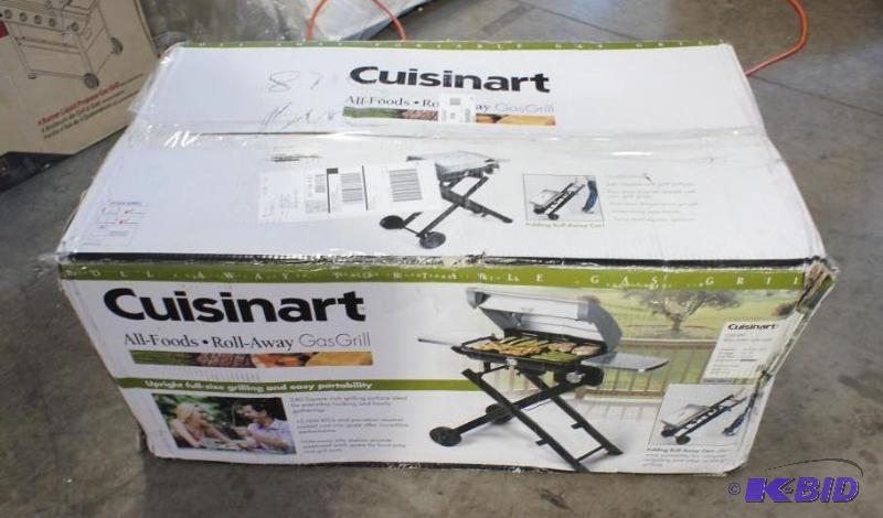 lot 17 image: Cuisinart Roll Away Gas Grill Model #(CGG-240...