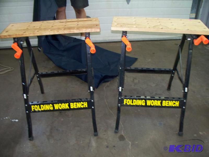 2-folding work benches nice shape...