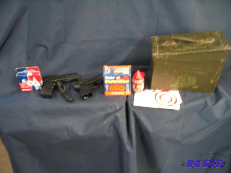 This has 2 PR077 4.5mm BB gun pistols 1 with ...