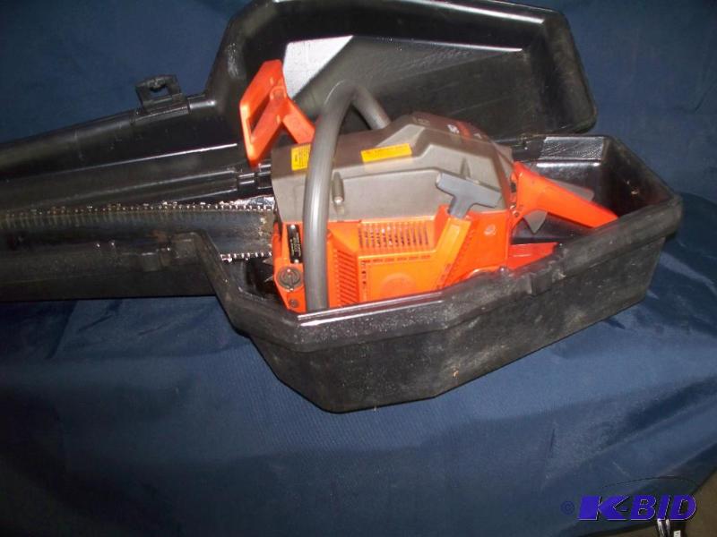 Husquarna 50 chain saw with case tested and s...