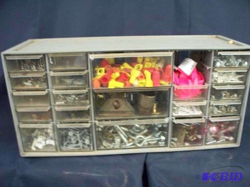 22 drawer miscellaneous container full of stu...