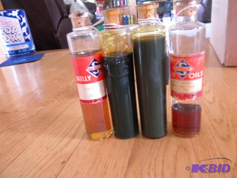 glass oil collectables