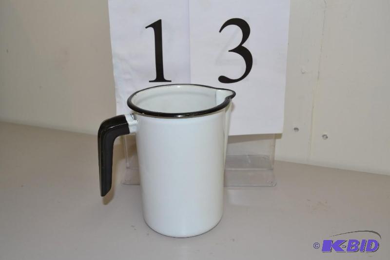 lot 13 image: enamel ware