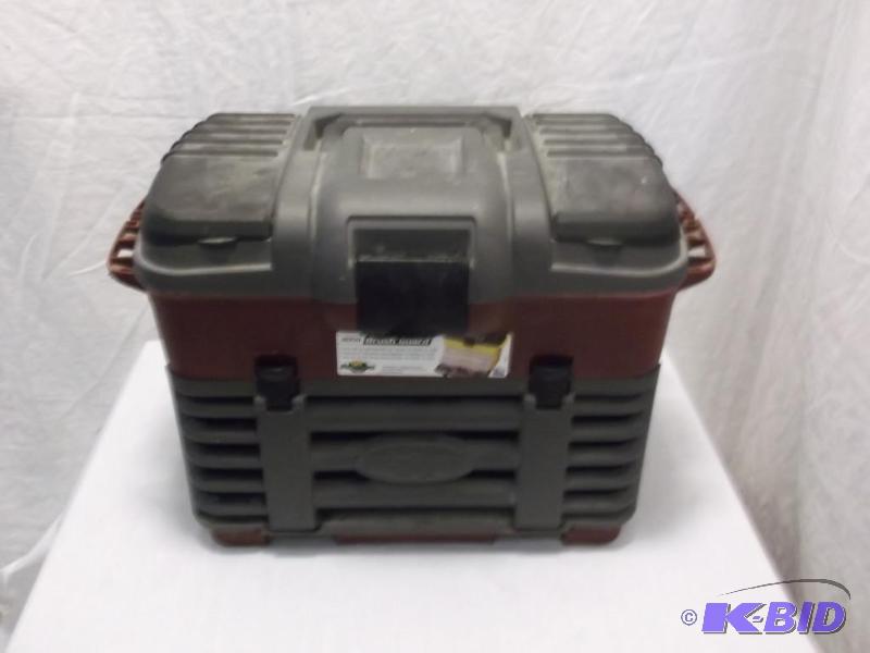 lot 43 image: Flambeau tackle box missing 3 insert trays sh...