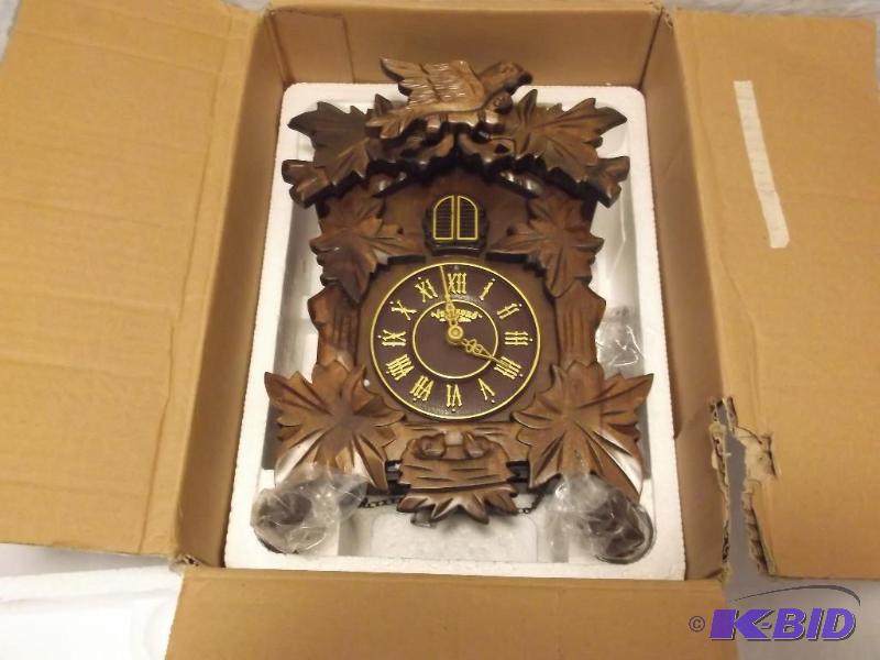 lot 47 image: Cuckoo clock appears like new in box untested...