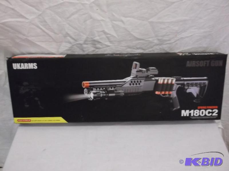 lot 68 image: UKARMS M180C2 airsoft gun appears in good con...