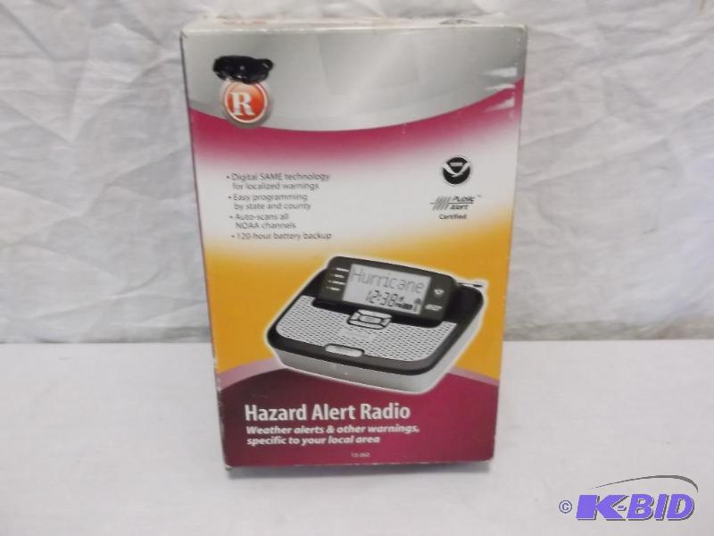 lot 73 image: Hazard alert radio weather alerts & other...