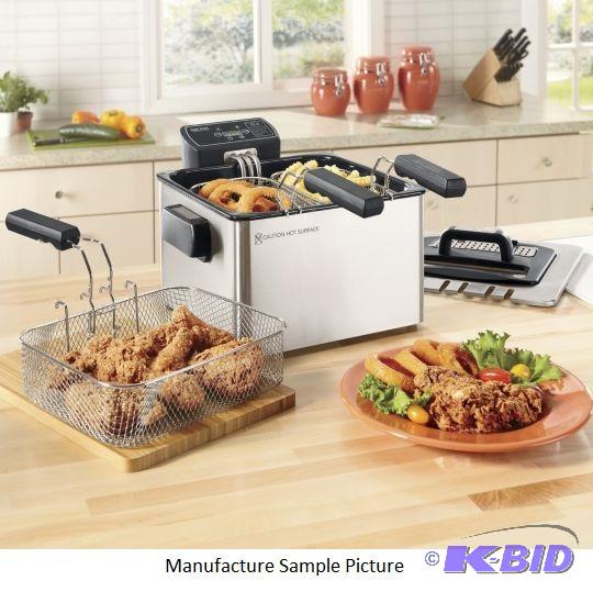 lot 132 image: Aroma Deep Fryer - Model ADF-232 -&nbspCue u...