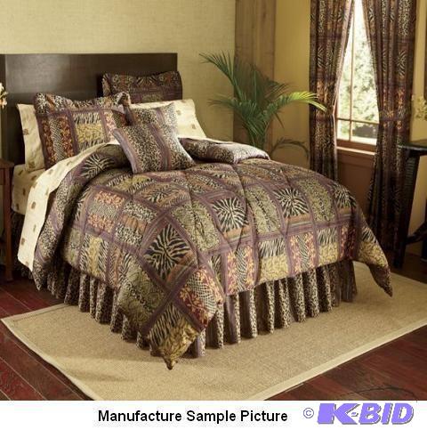 lot 133 image: King Size Dakar Diamond Quilted Comforter - 1...